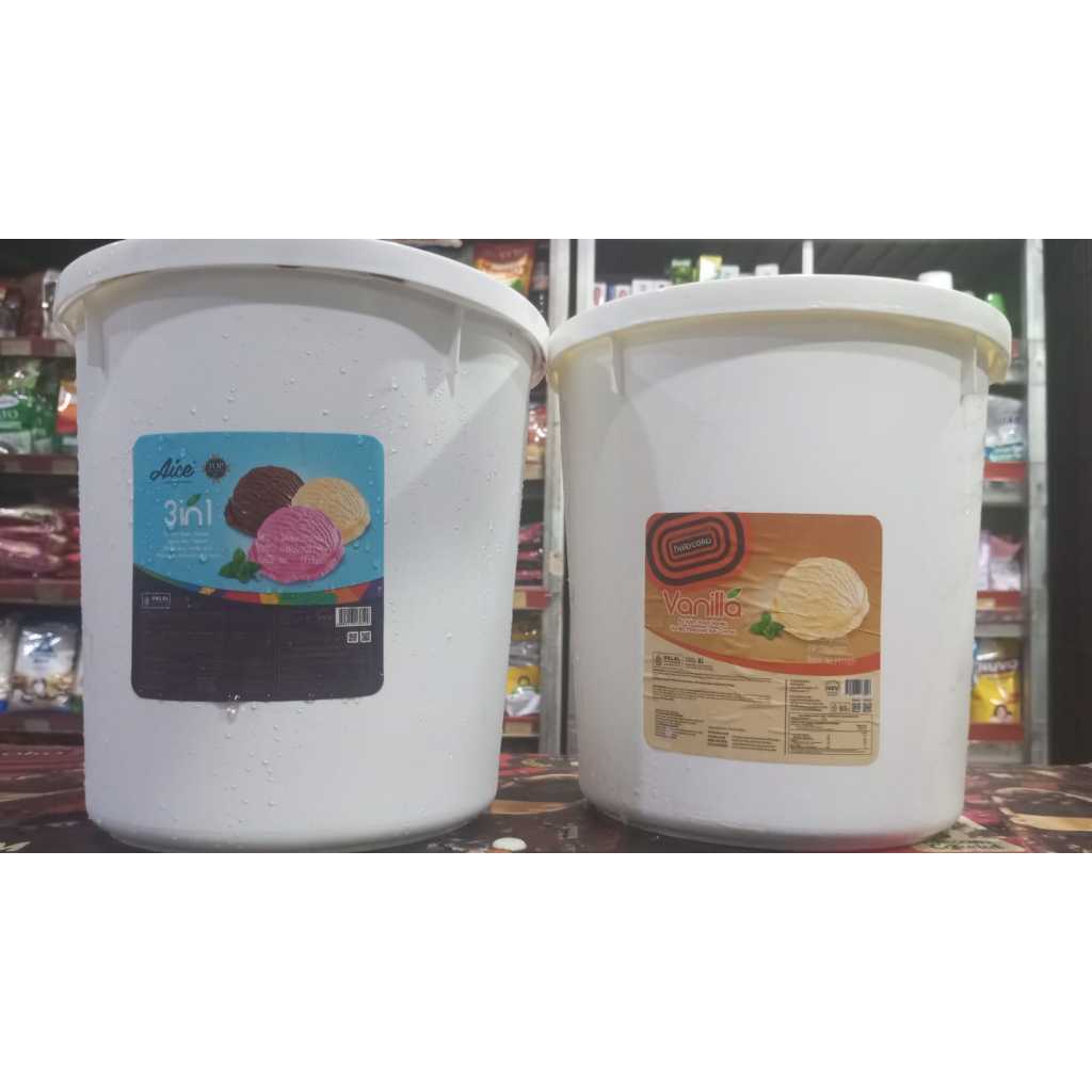 Es Krim Ice Cream Eskrim 5 Liter Aice Ember