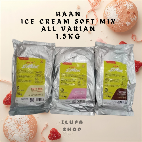 Haan Soft Ice Cream Mix 1.5 Kg 3 Flavors