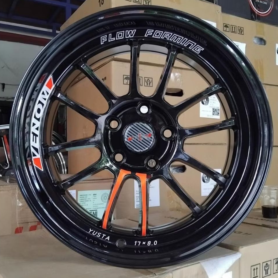 velg racing r17 YUSTA VENOM FLOW FORMING ET 40 velg mobil ring 17 Hrv terios rush Crv almaz ertiga j