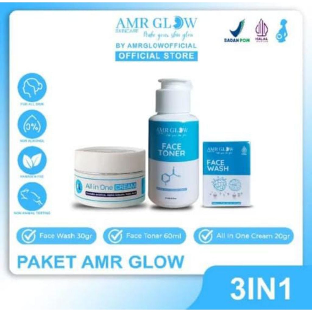 AMR glow skincare 100% original