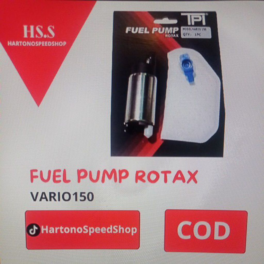FUEL PUMP ROTAX VARIO150 ORI