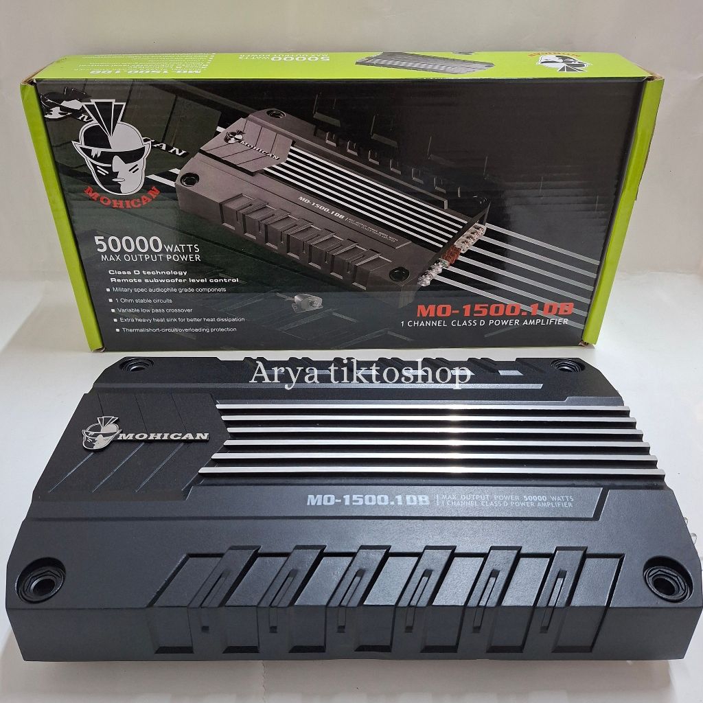 POWER MONOBLOK MOHICAN MO 1500.1DB  AMPLIFIER MONOBLOK MOHICAN