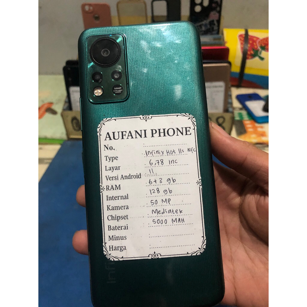 infinix Hot 11S NFC ram 6+3/128