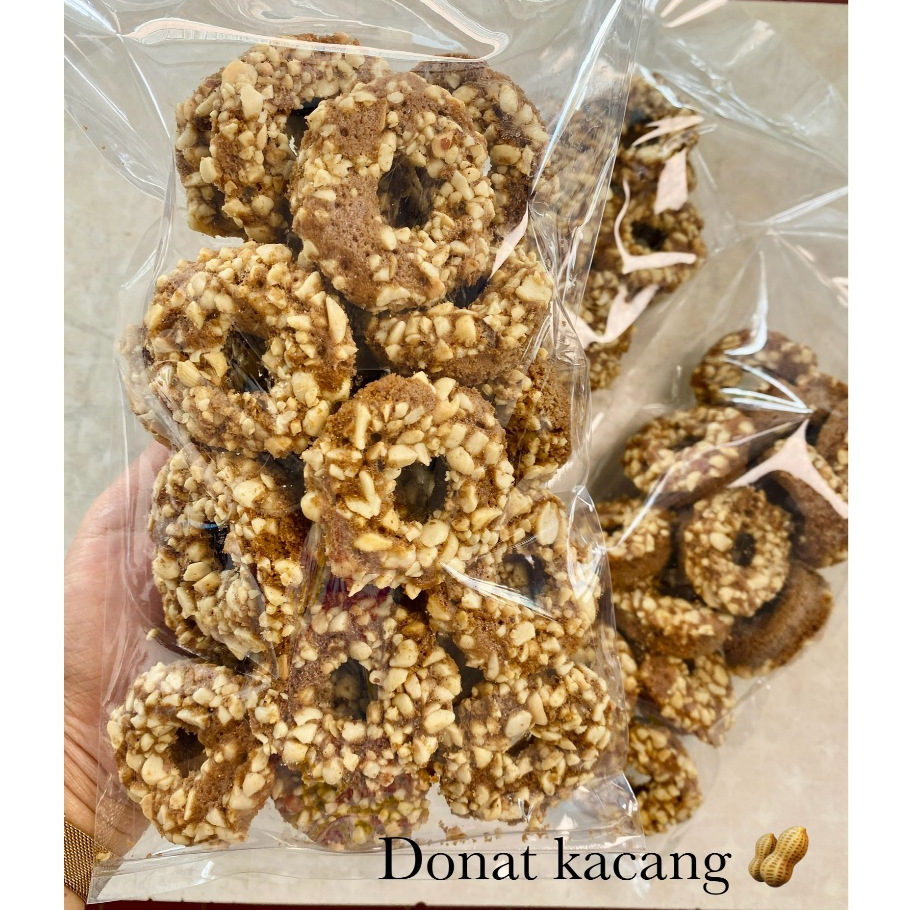 Donat Kacang 500gr 250gr Kue Kering Panggang Rasa Coklat