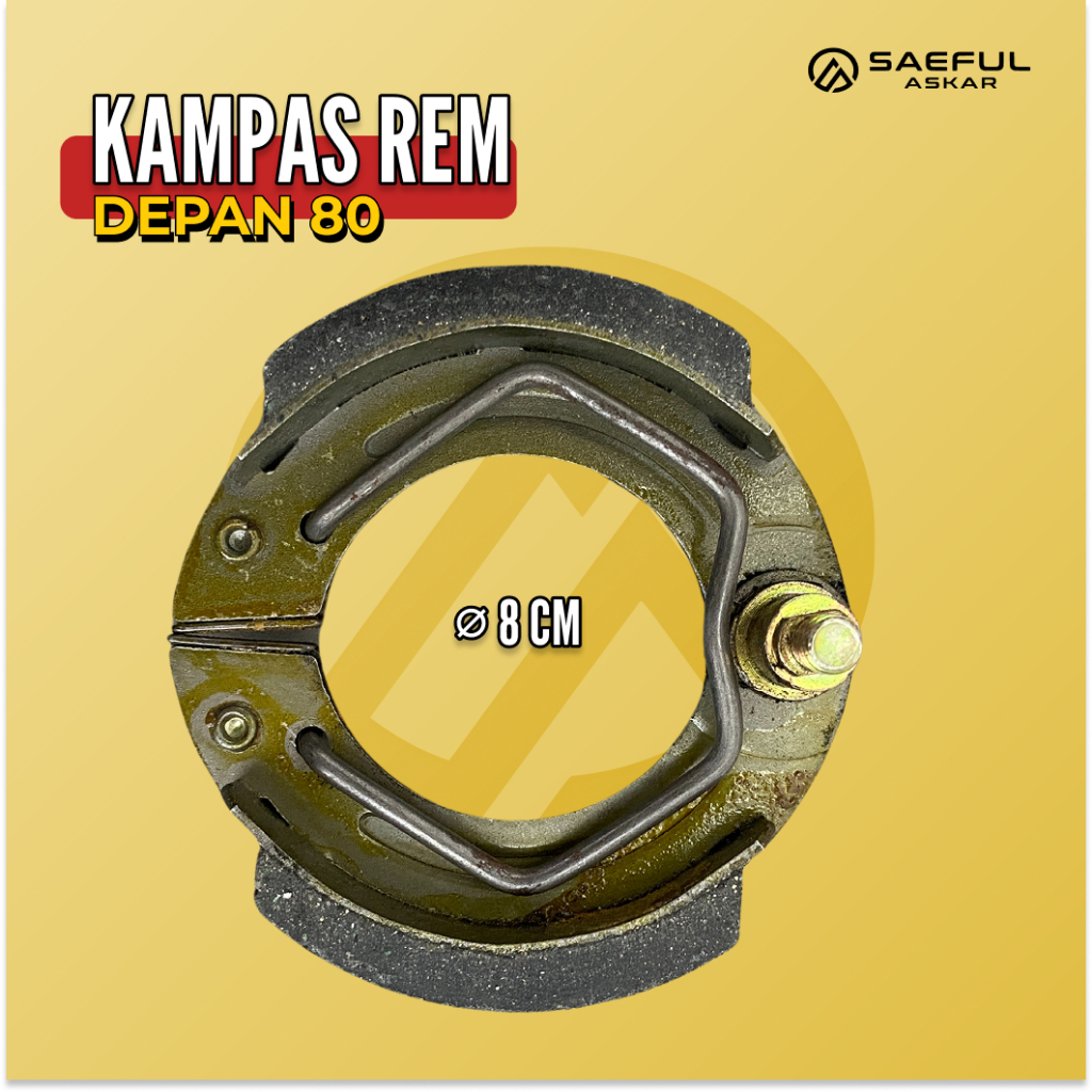 Kampas Rem Tromol Sepeda Listrik Uwinfly Depan Belakang D60 T70 Sunny U2S Co