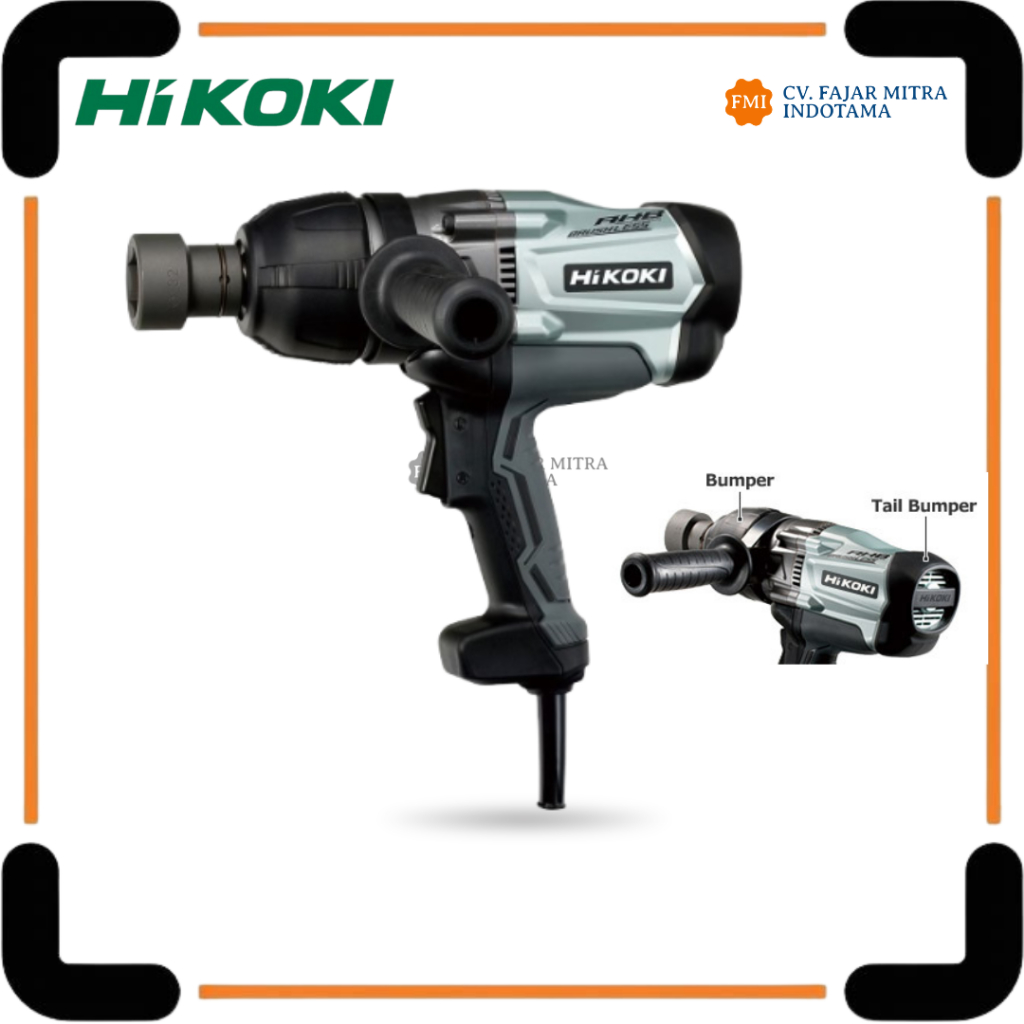 Hikoki WR22SE Professional Impact Wrench Heavy Duty Elektrik | Mesin Pembuka Baut/Mur Berat 3/4" - T