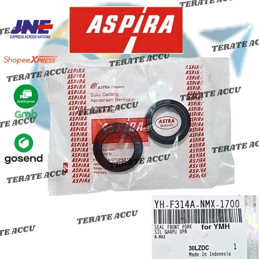 Seal Front Fork Sil Shock Depan ASPIRA YH-F314A-NMX-1700 New Nmax 155