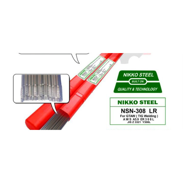 Nikko Steel TIG NSN308LR / Kawat Las Argon NSN 308 LR