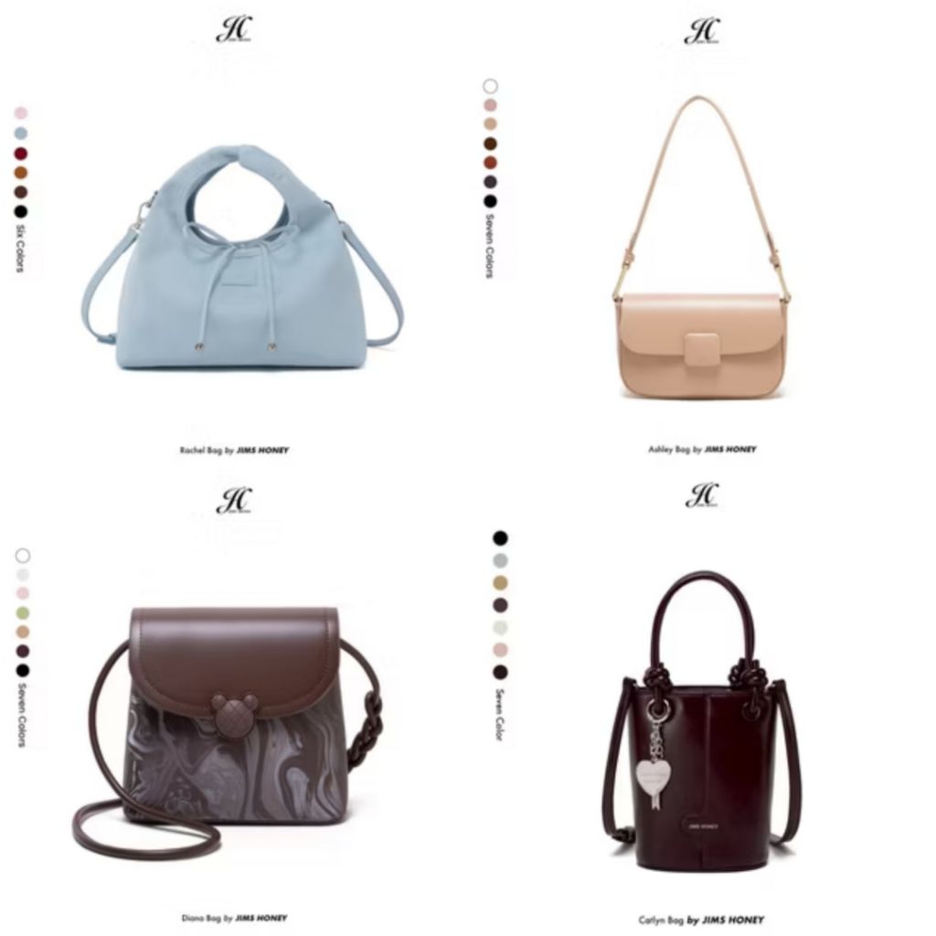 [JIMS HONEY] New Tag - Koleksi Tas Selempang Wanita Kulit Sintetis - Woman Sling Bag Hand Bag Origin