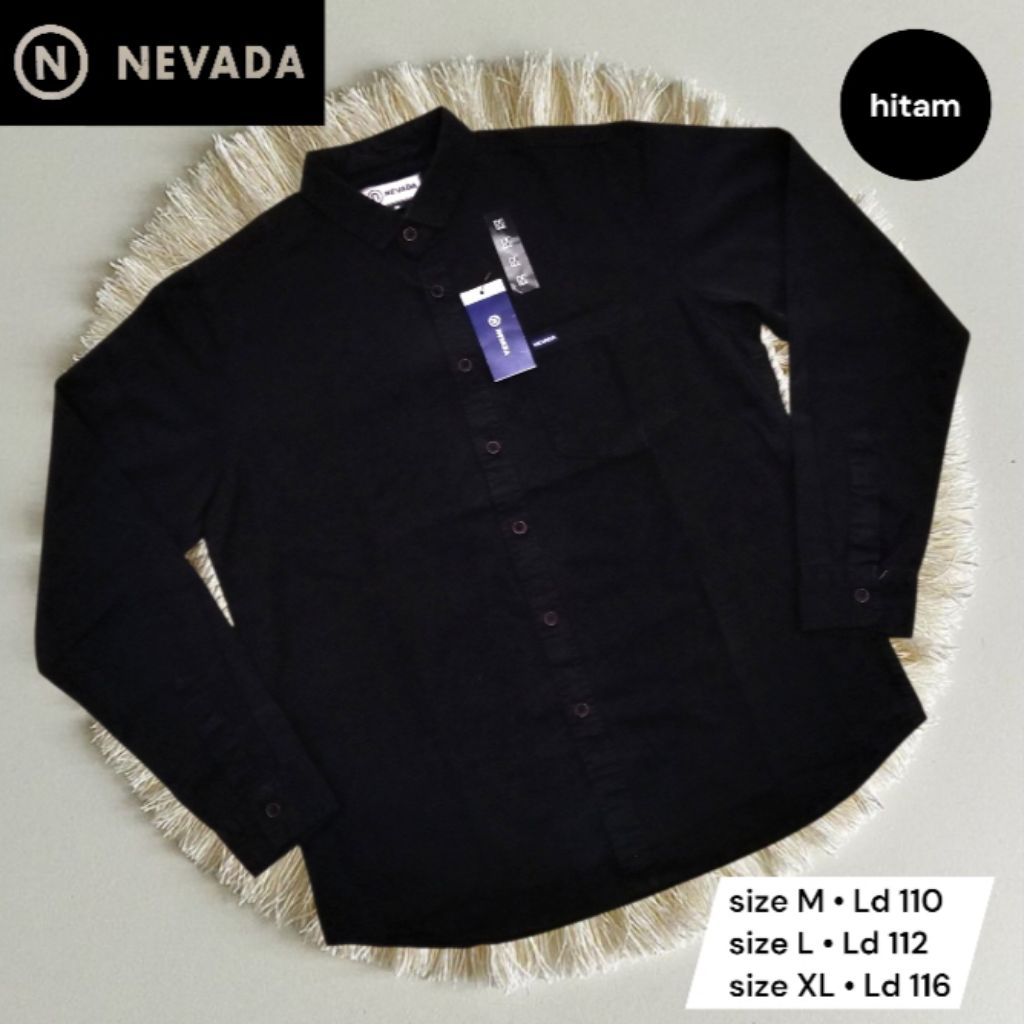 Kemeja NEVADA pria (lengan panjang)