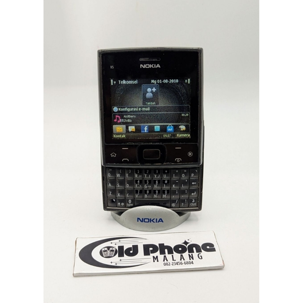 hp jadul nokia x5 slide