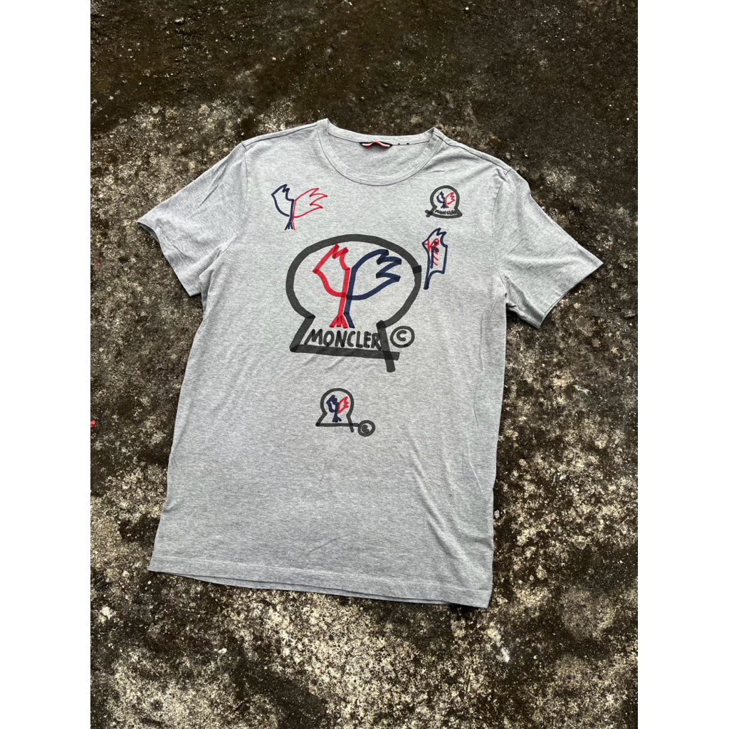 TSHIRT AUTHENTIC MONCLER GENIUS ART CAKEP