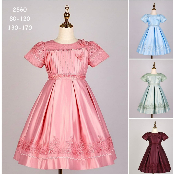 NTP-2025-Gaun  natal anak dress natal anak baju natal anak gaun kembang anak gaun mewah gaun payet d