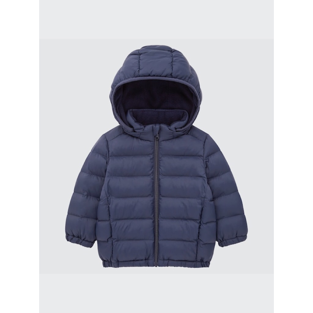 jaket hoodie Uniqlo kids sz 100 navy