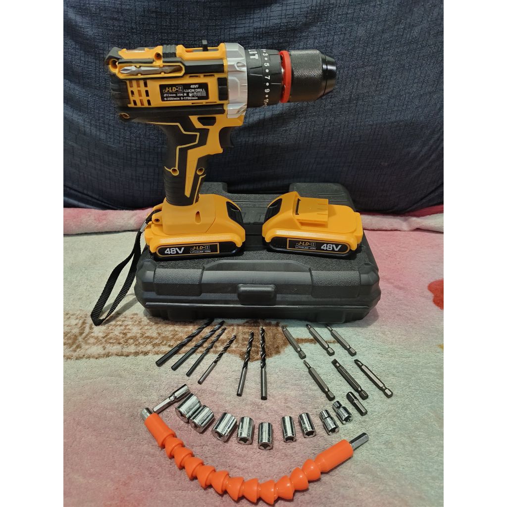 BOR BATERAI JLD BATERAI KOTAK. CORDLESS DRILL JLD 48 V dan 36V