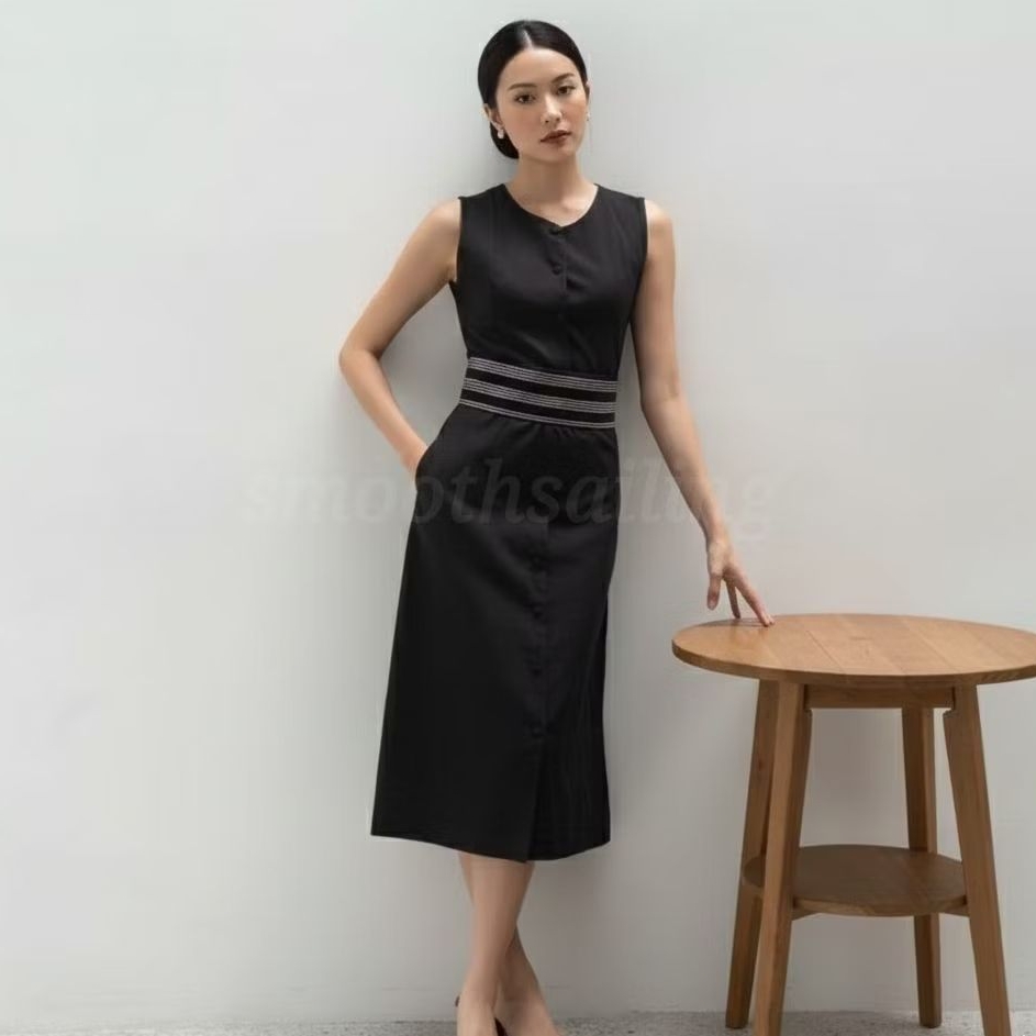 Obi Belt Tenun Lurik Hitam