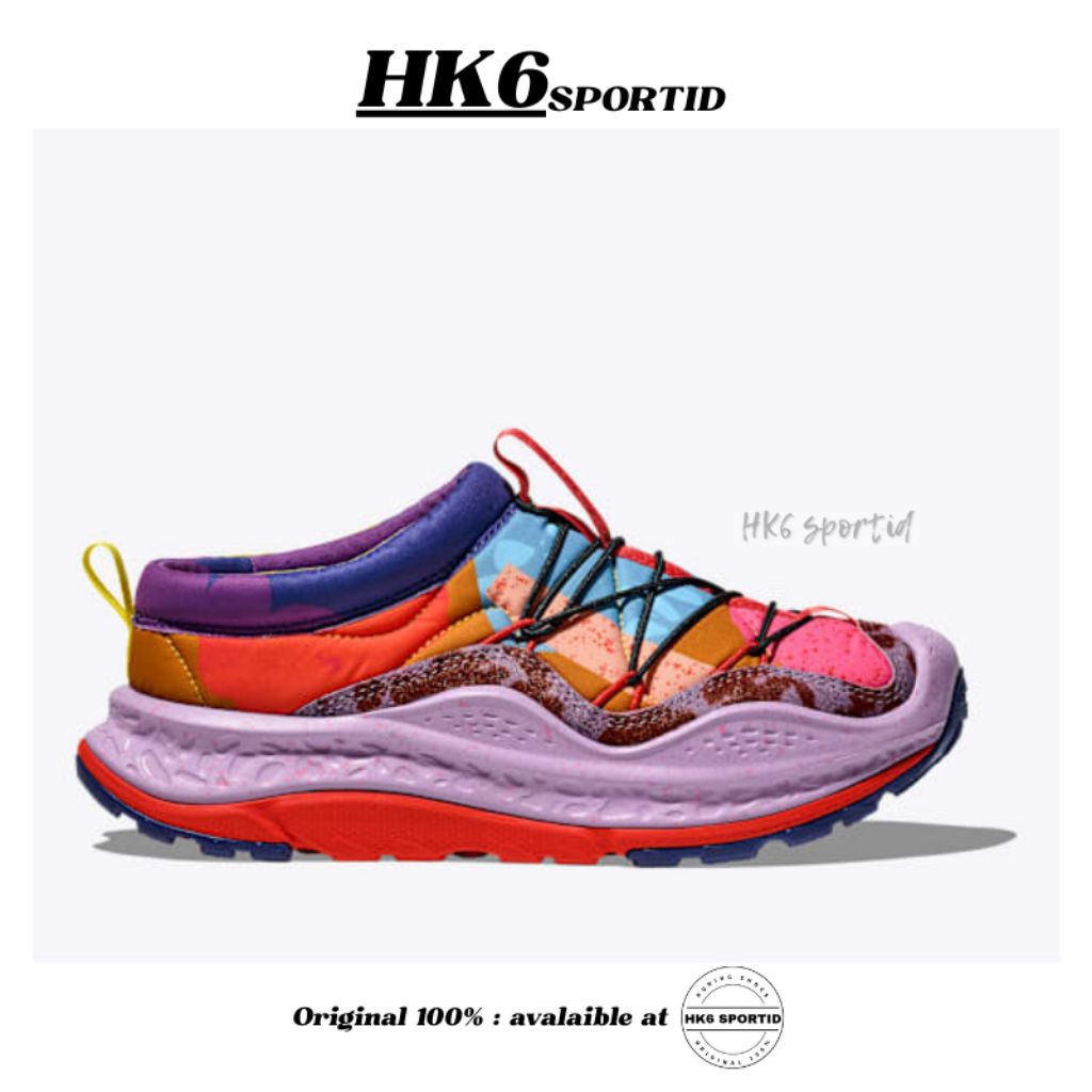 Hoka Ora Primo Studio Proba Unisex Lifestyle Shoes - Vermillion Orange / Gold