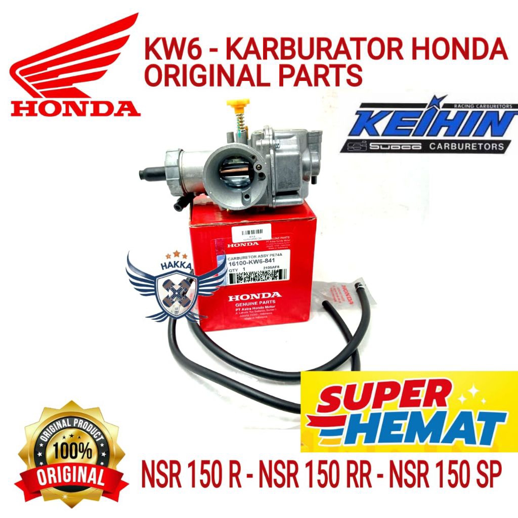 KW6 KARBURATOR ASLI HONDA NSR 150 R, KARBURATOR ASLI HONDA NSR 150 SP, KARBURATOR ASLI HONDA NSR 150
