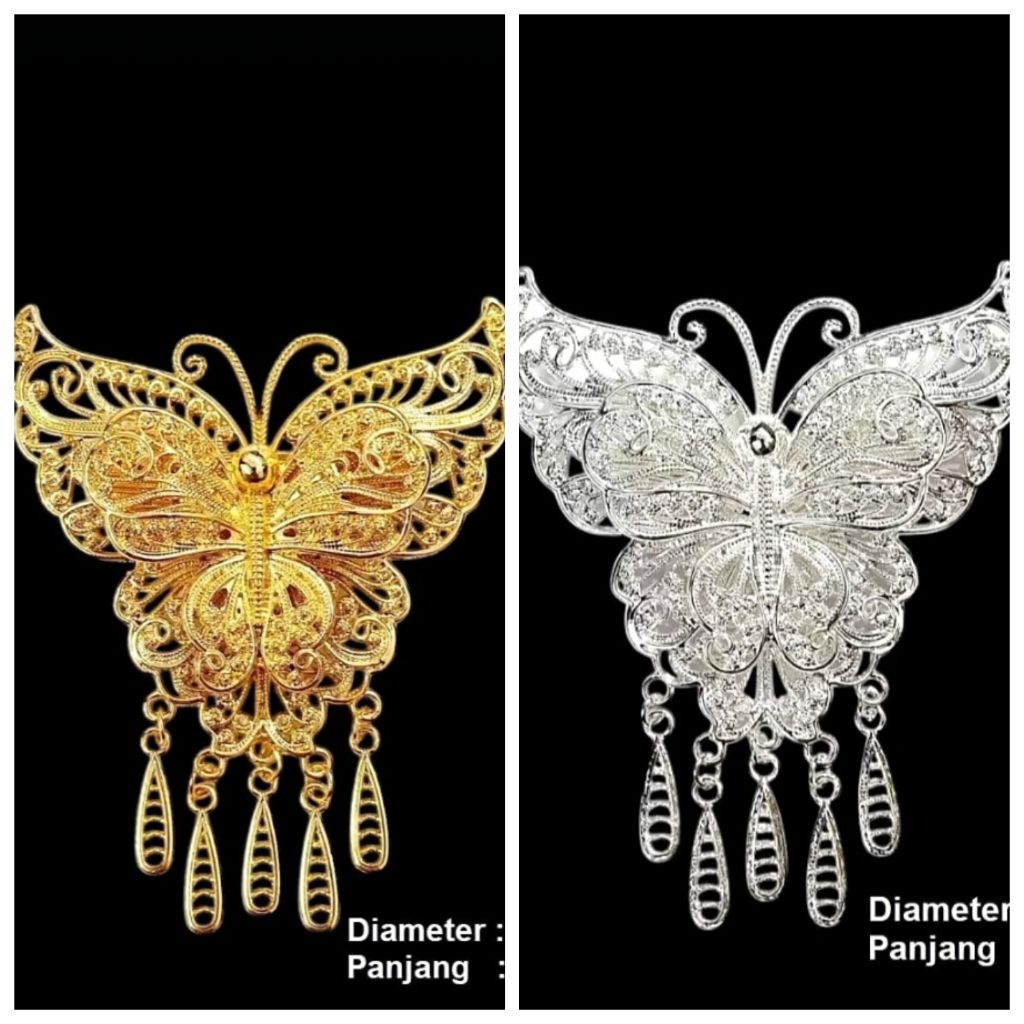 BROS ETNIK KEBAYA KUPU KUPU BROS KEBAYA ETNIK BROS KUPU-KUPU JURAI MEWAH ELEGAN