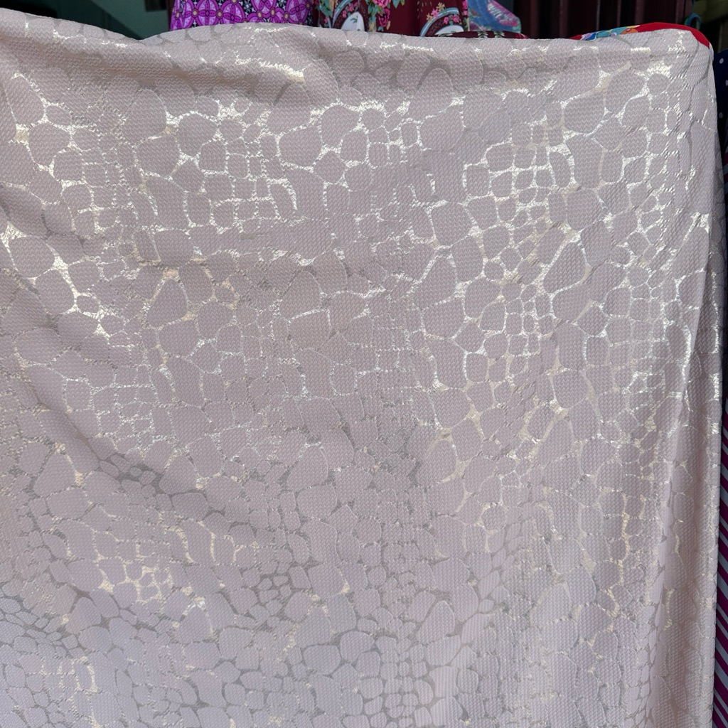 Kain Jaguard Silk Motif Timbul - Kain Silk Motif Premiumi Shiny