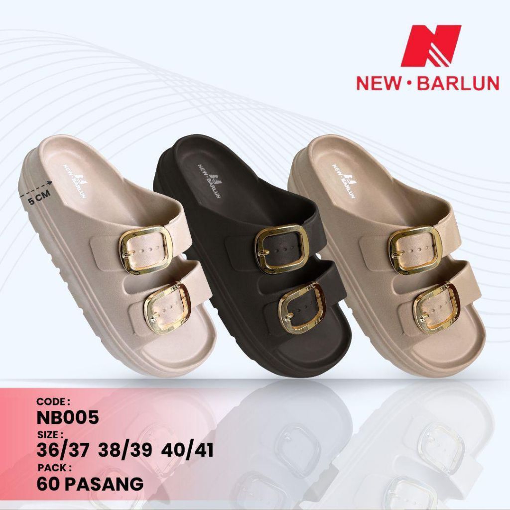 sandal wanita gesper ban dua