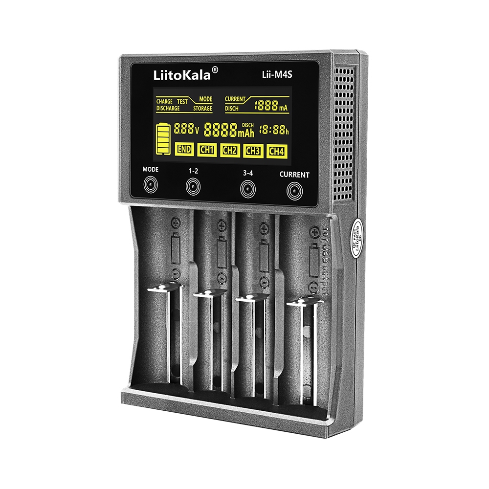 Dreambrown_ Liitokala Lii-M4S Charger Test Discharge 4 Slot