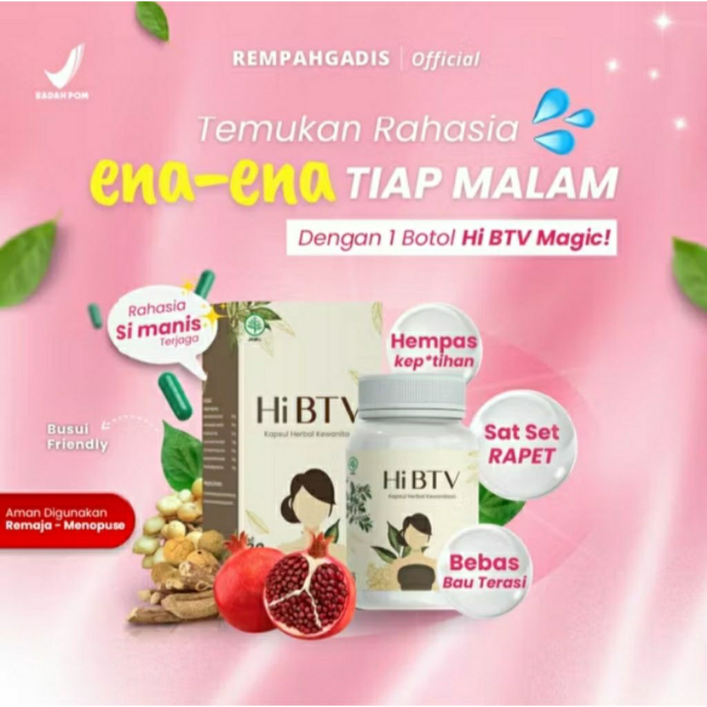 HI BTV MAGIC Suplemen Kesehatan Perapat Miss V