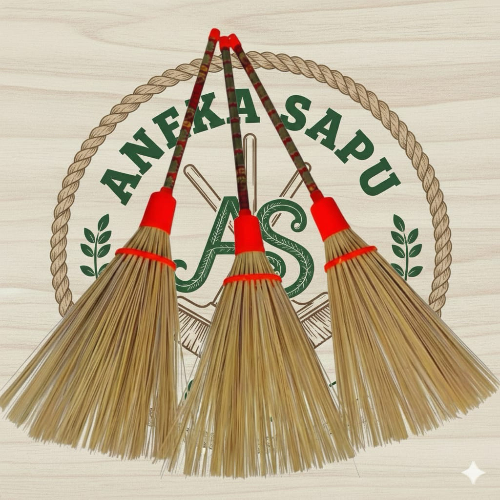 Sapu taman pengki / sapu lidi pengki / lidi putih