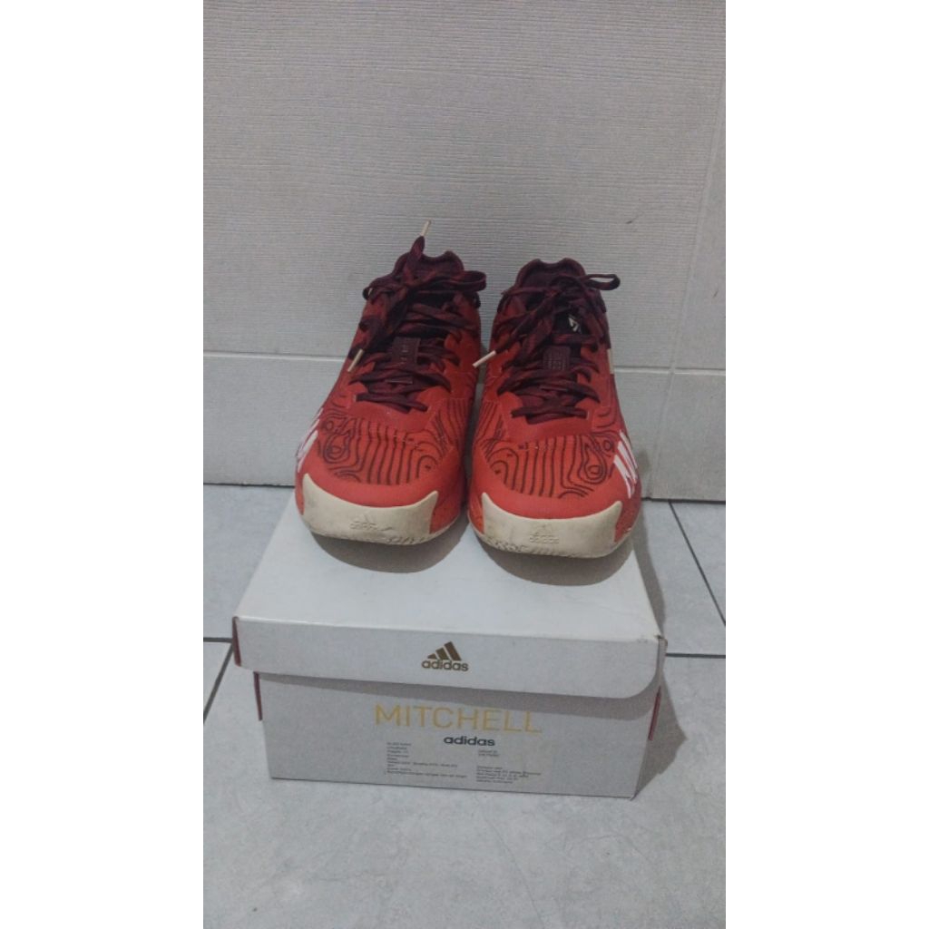 Sepatu Adidas Don Issue 4 Red & Black Second Ori