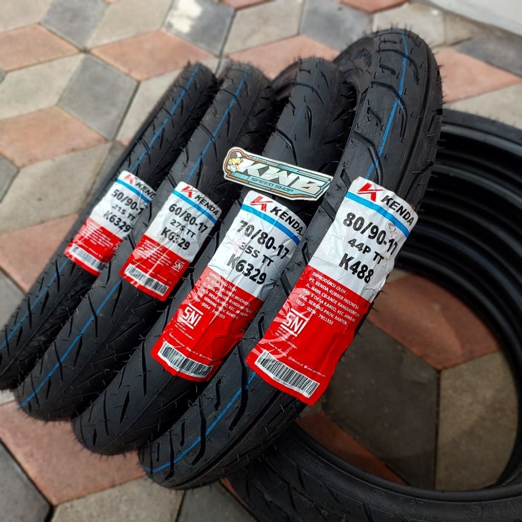 Ban kenda ring 17 ukuran 50-90 / 60-80 / 70-80 BAN LUAR KENDA UKURAN 50-90 / 60-80 / 70-80 / 80-90 /