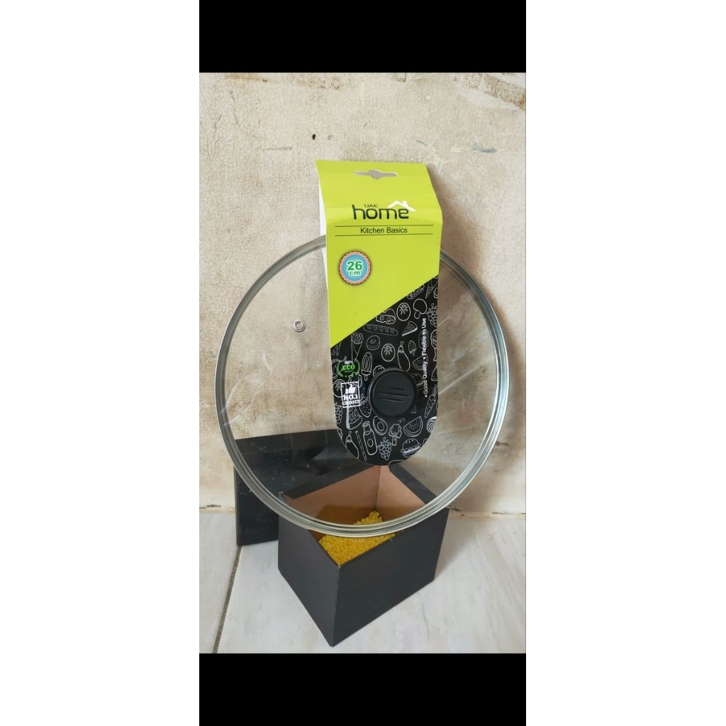 tutup panci kaca 26cm
