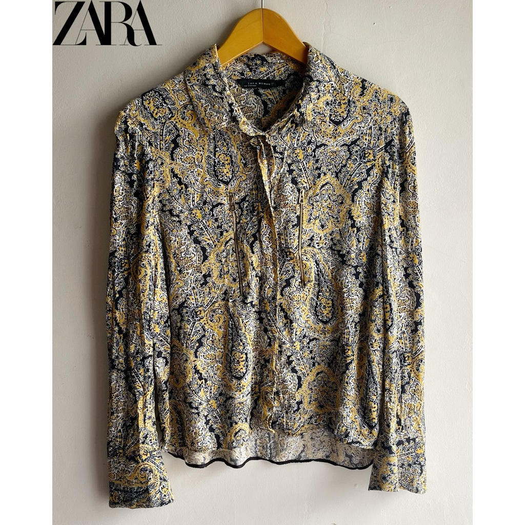 atasan zara motif