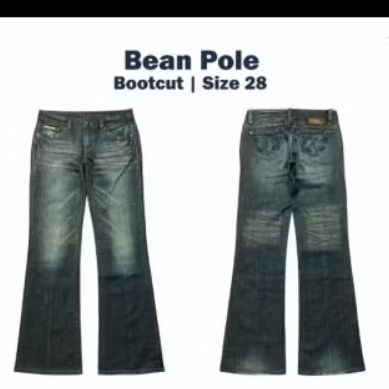 bootcut lowrise jeans