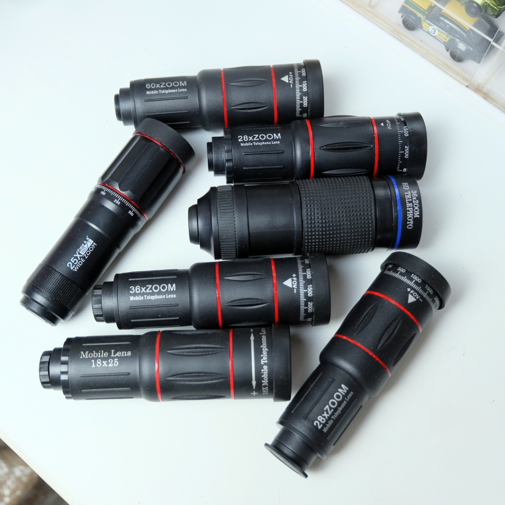 Lensa Kamera HP Tele Zoom Pembesaran Layar Jarak Objek Teleskop Handphone - Mobile Phone Telescope L