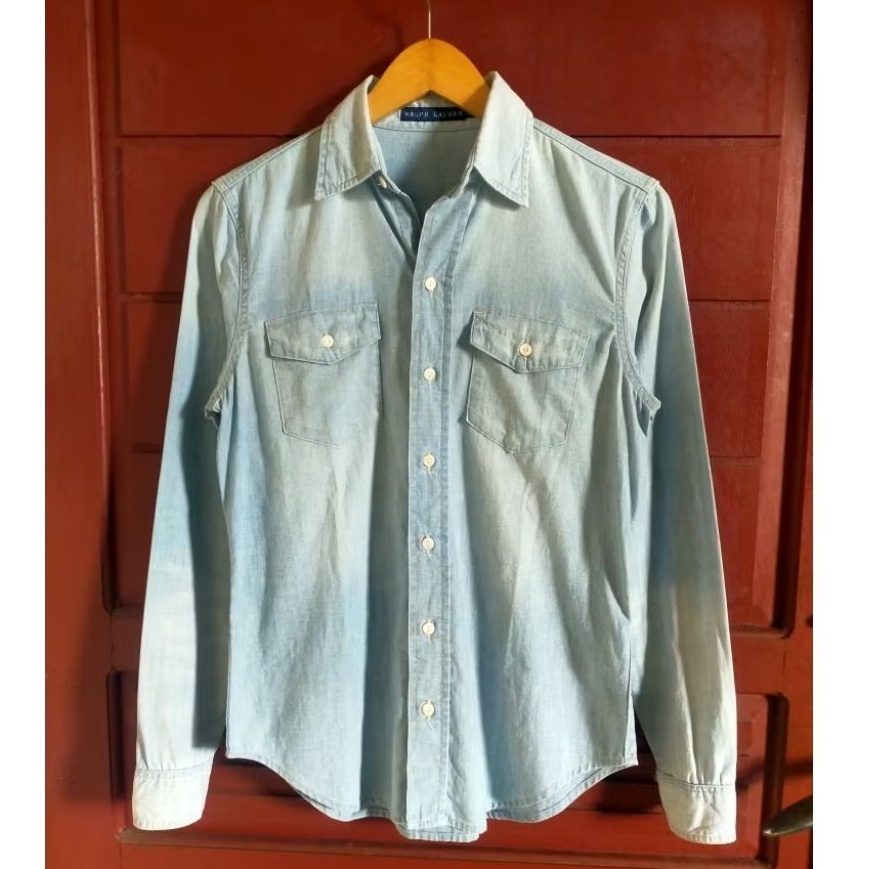 Kemeja Denim Polo RL