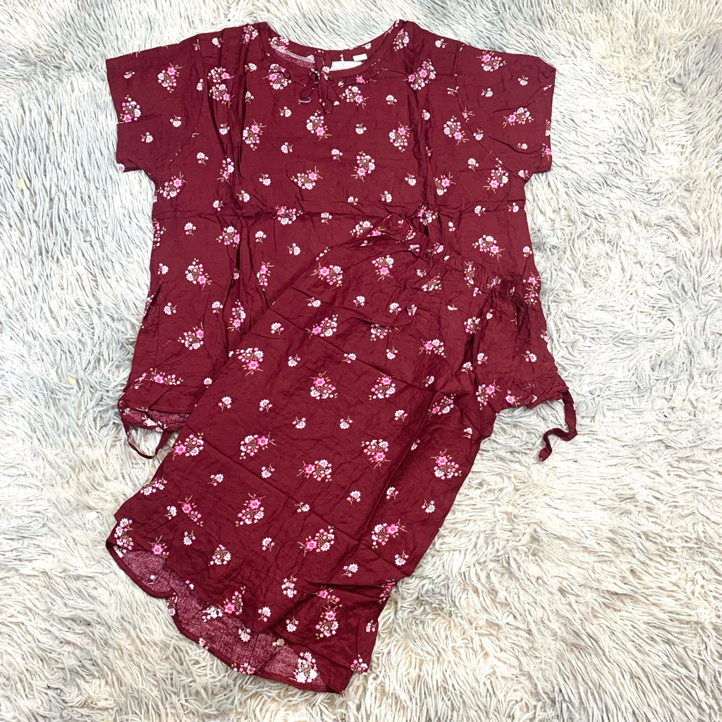 Stelan 3/4 Gajah Putih Rempel | Batik Gajah Putih