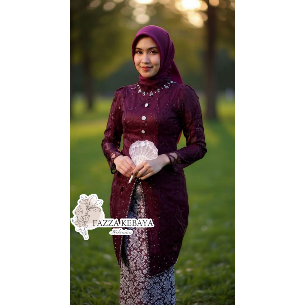 KEBAYA TUNIK KANCING TILLE || TUNIK KEBAYA || KEBAYA TILLE || TUNIK KANCING || KEBAYA PESTA || KEBAY