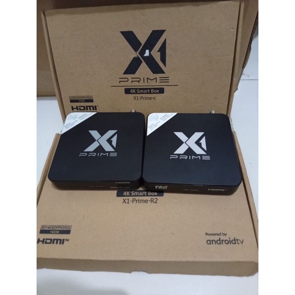 STB ANDROID X1 PRIME C / R2 / i ORIGINAL OS Android 11&9 fullset + remote