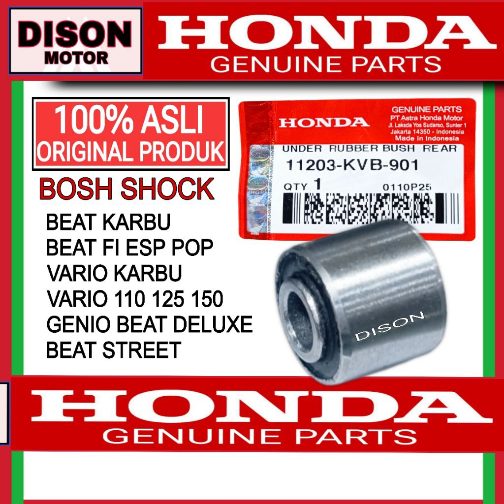 Bosh shock belakang Beat Vario Scoopy Spacy Genio KVB original Bosh bos shockbreaker honda