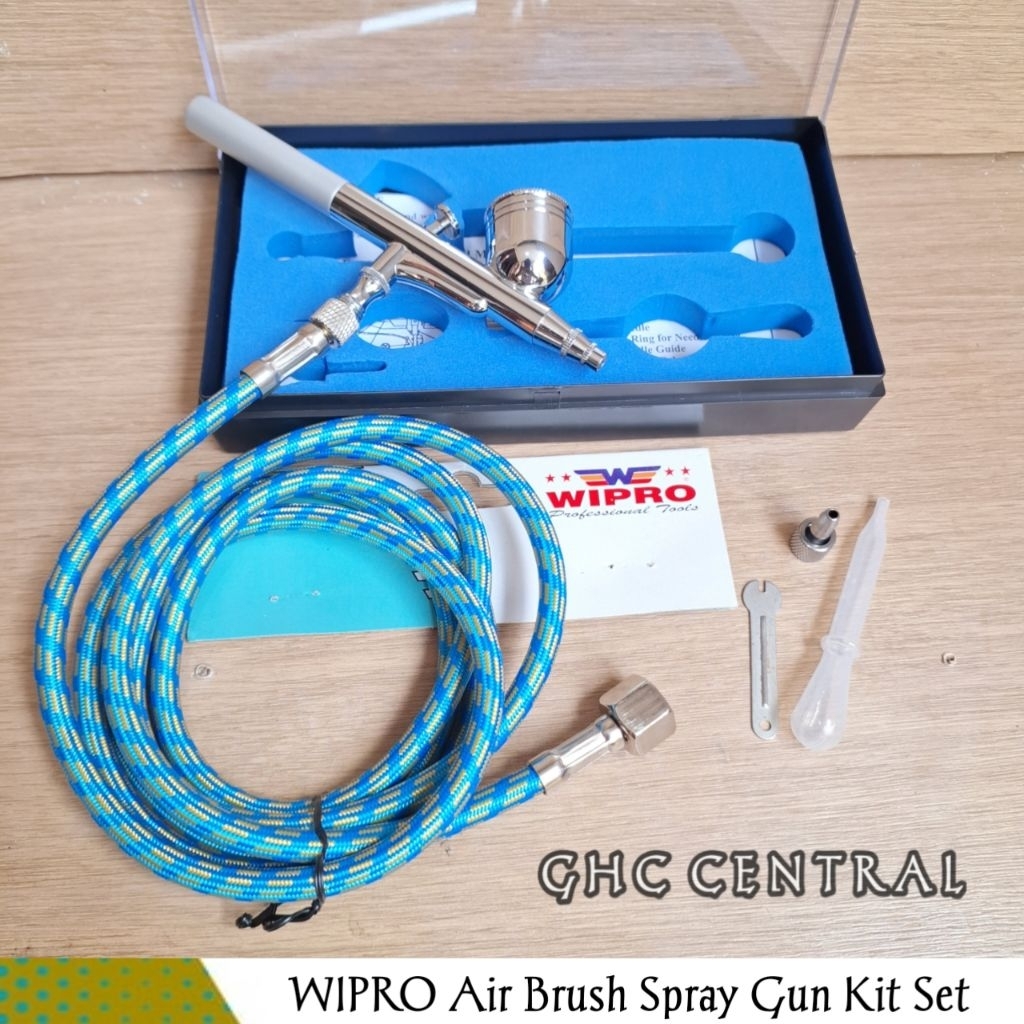 Wipro AirBrush Set Penbrush Spray Gun Kit Lukis