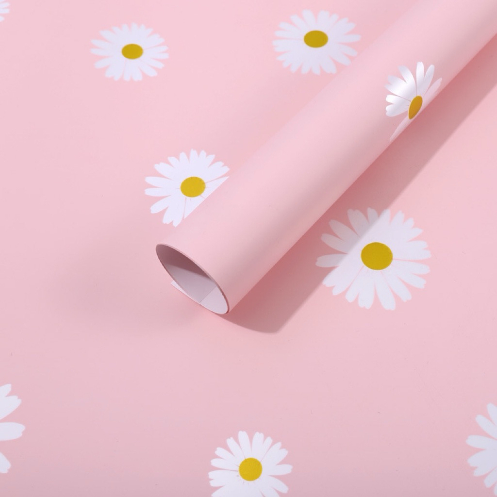 buketku.id1 [READY STOCK | BATAM] Kertas buket perlembar | kertas buket bunga daisy