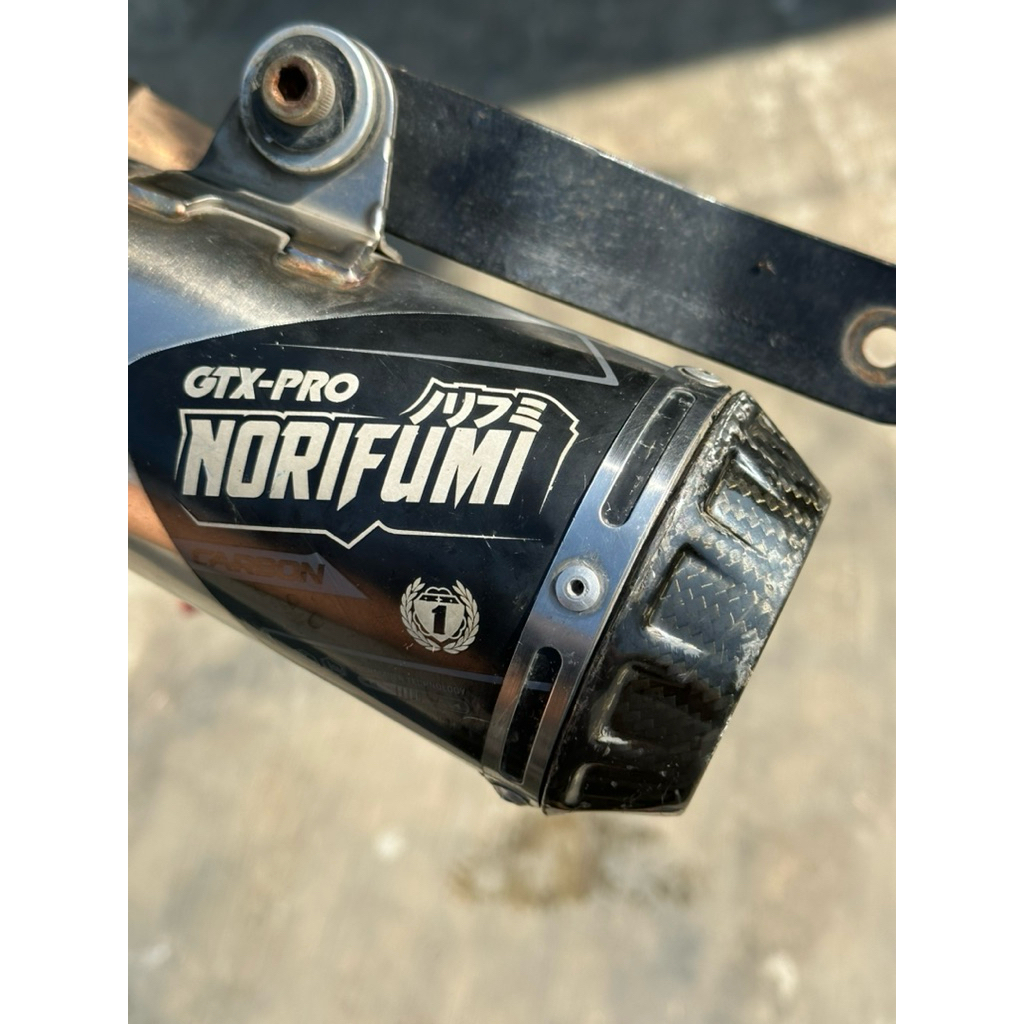 knalpot norifumi gtx pro carbon pnp wr155