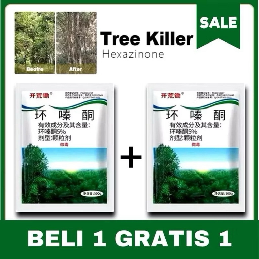 beli 1 gratis 1Bubuk Kill Tree Herbisida Sistemik Paling Ampuh Pembasmi Rumput Bambu Dan Berbagai Je