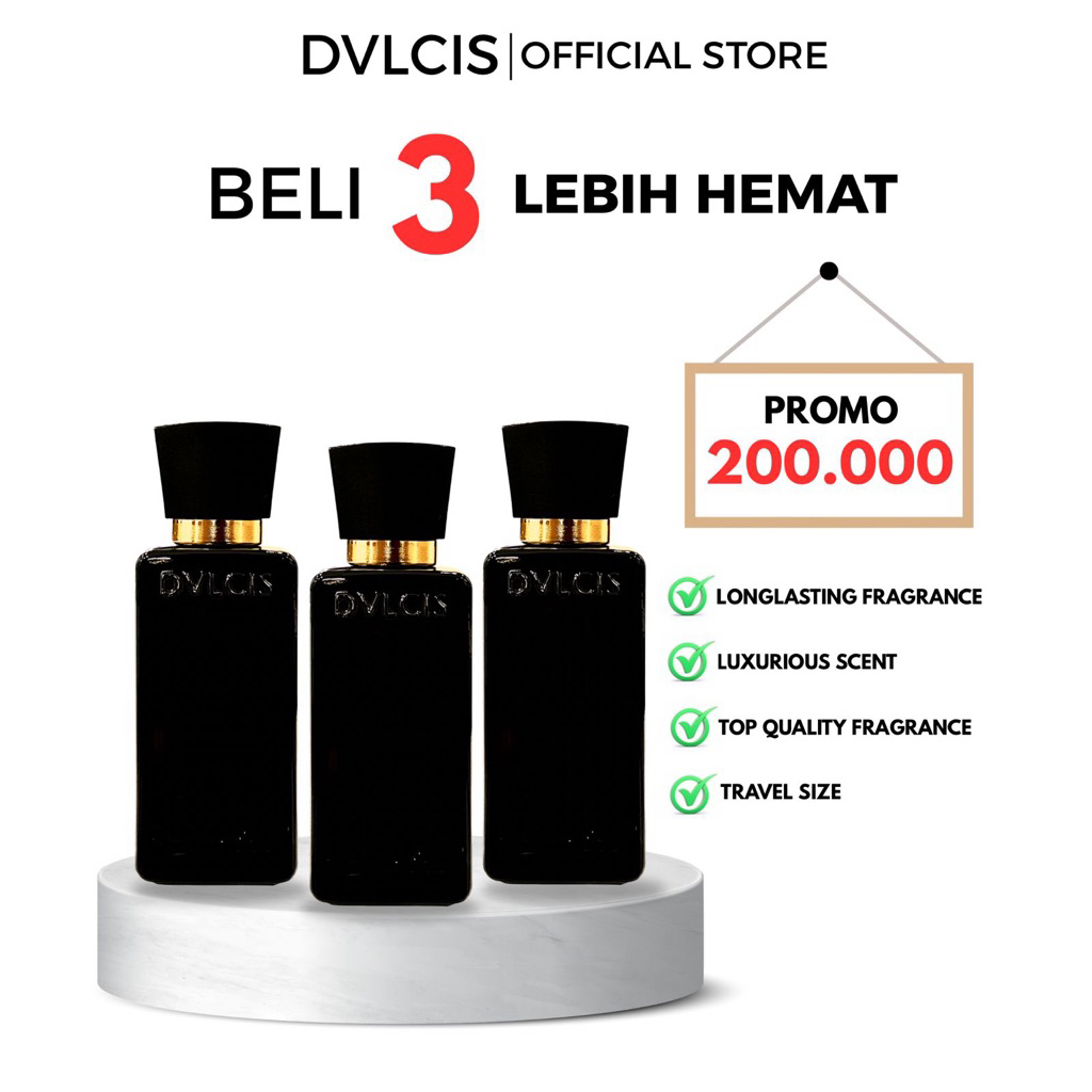 DVLCIS PARFUM - Beli 3 Super hemat | DULCIS Parfum | Parfum Tahan lama | DVLCIS Official Store