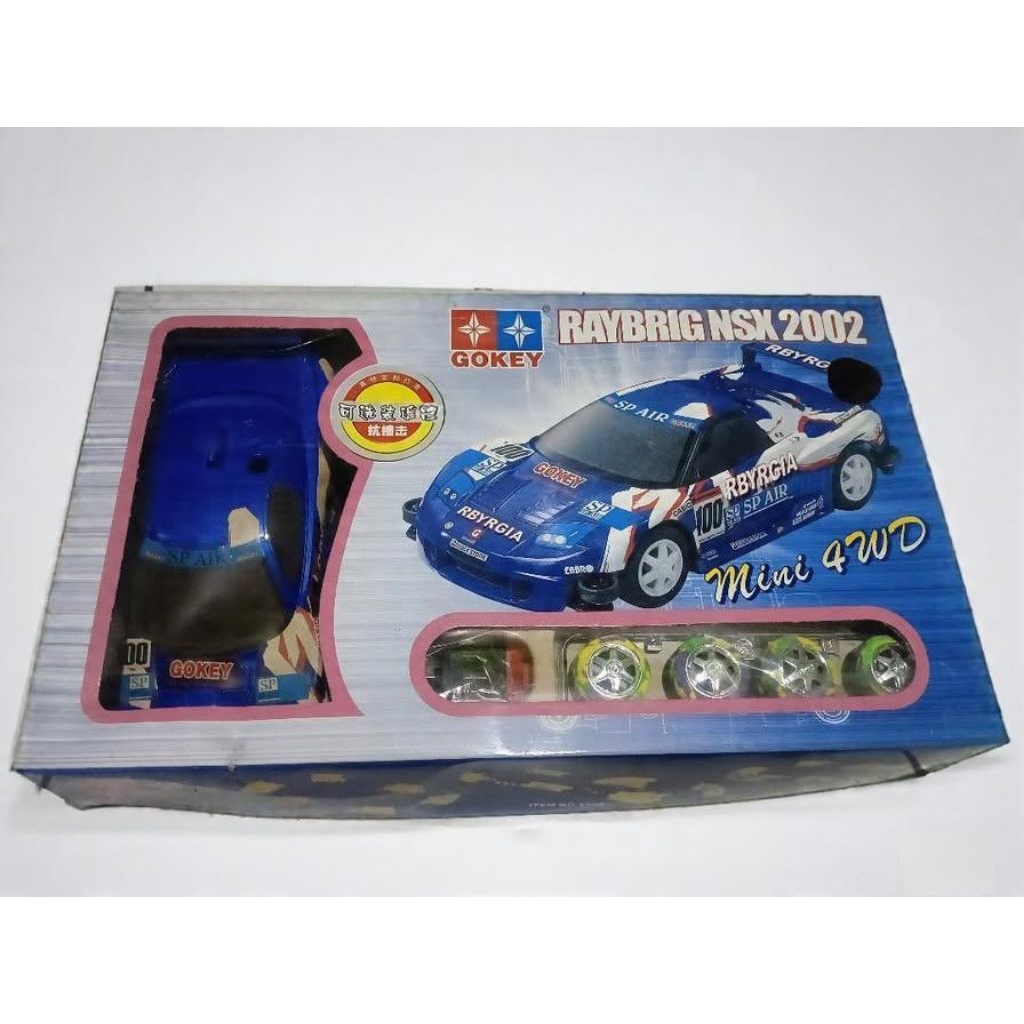 mini 4wd raybig nsx 2002 merk gokey