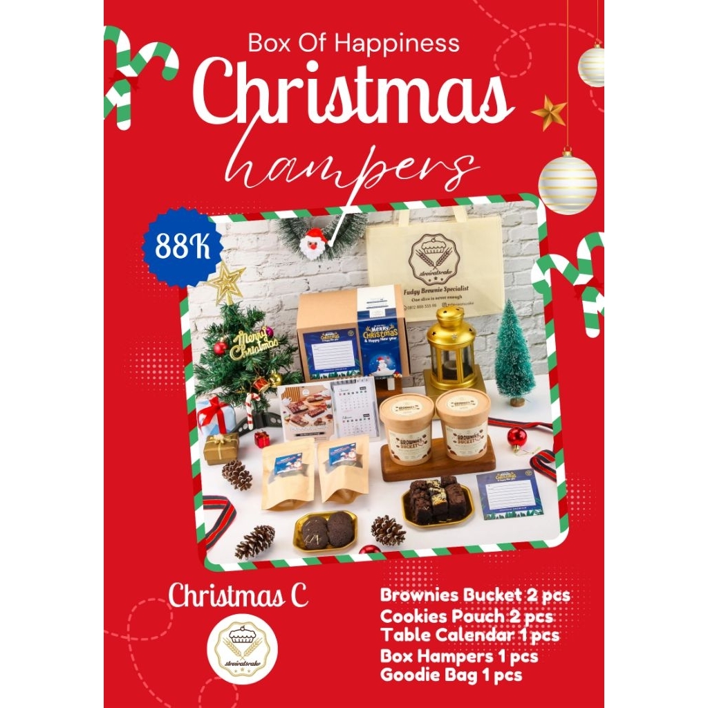 Hampers Christmas New Year C - Fudgy Brownies