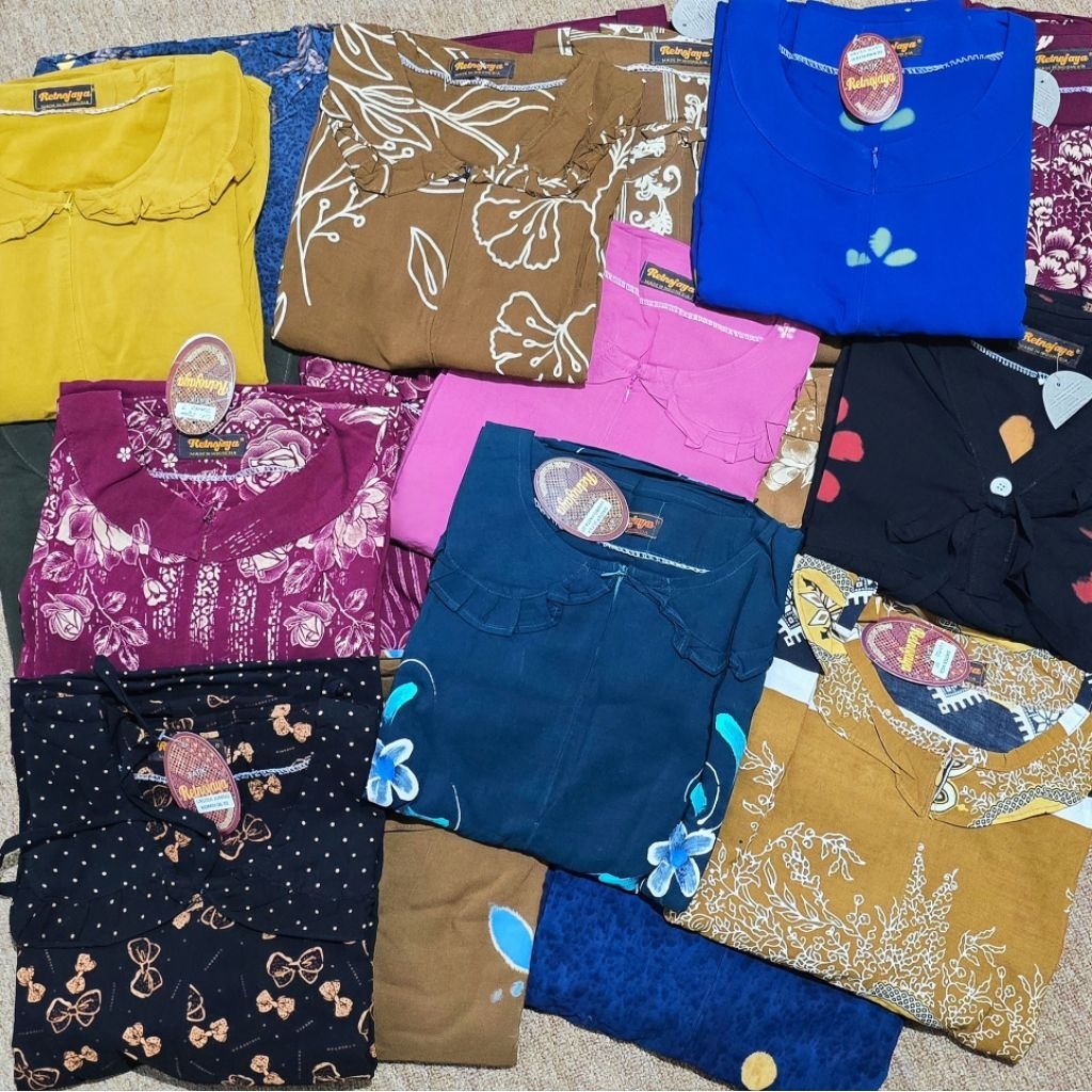 Daster RANDOM JUMBO Rayon Premium Rijek 3Pcs Tebal Nyaman