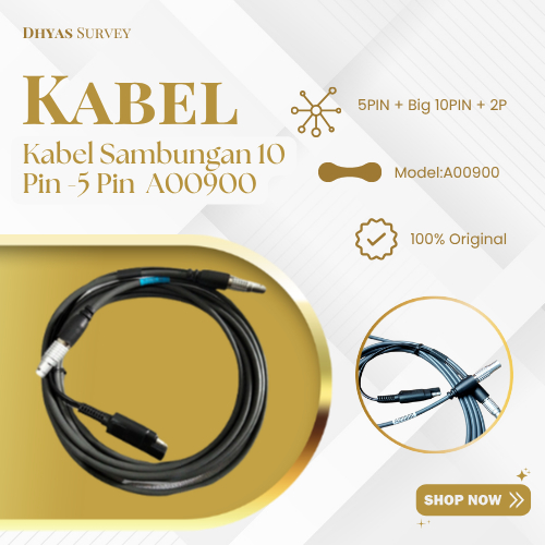 Kabel Radio External GPS CHCNAV CHCNAV 10 Pin - 5 Pin A00900 Kabel Sambungan Radio External CHCNAV