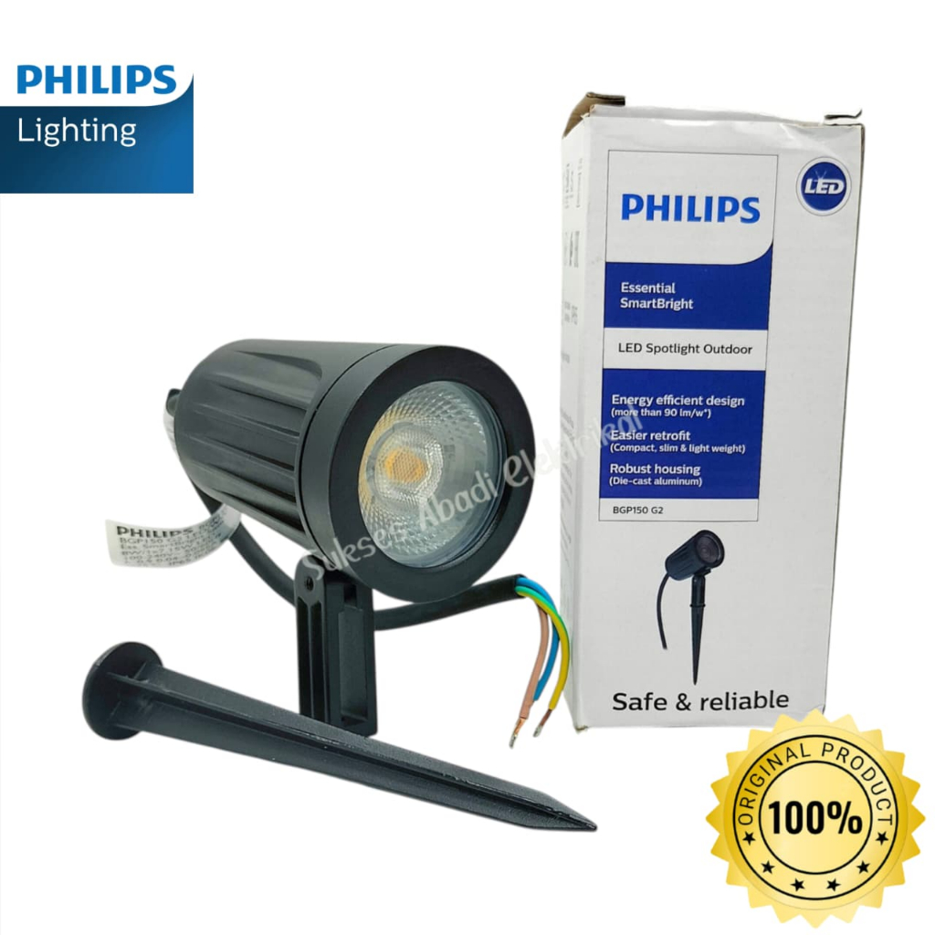 LAMPU TAMAN SOROT OUTDOOR 6 WATT PHILIPS