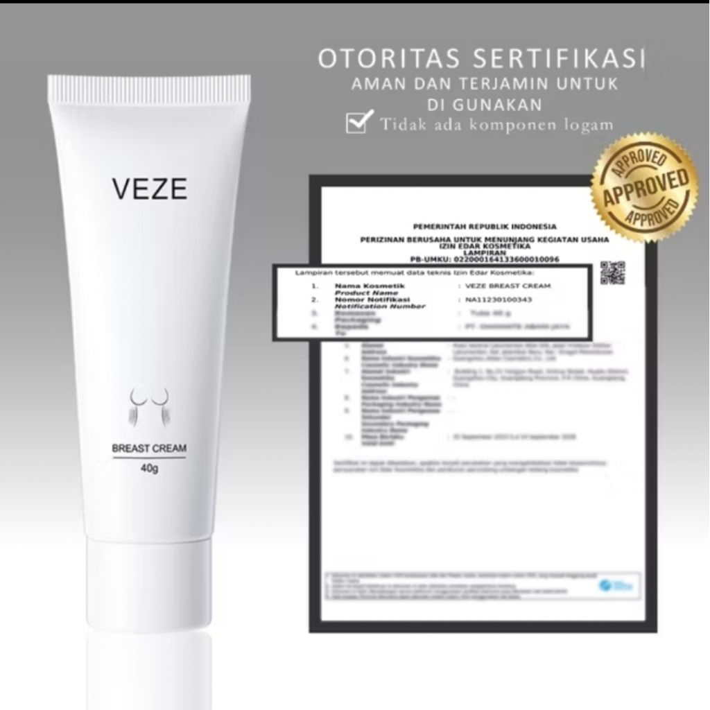[BPOM ] - VEZE PEMBESAR PAYUDARA100% AMPUH PERMANEN, PEMBESAR PAYUDARA AMAN DIGUNAKAN